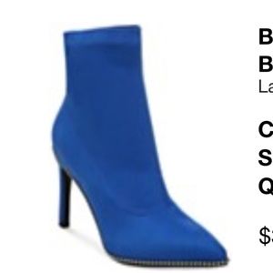 Cobalt Blue Studded Booties